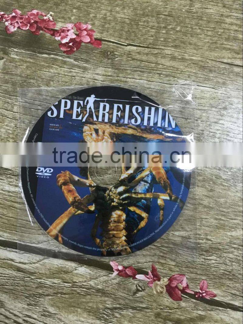 Mini CD/DVD replication with OPP sleeve (custom package is available)