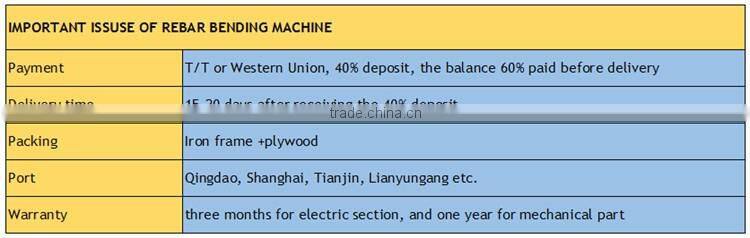 GW42 automatic steel bender for bending metal machine