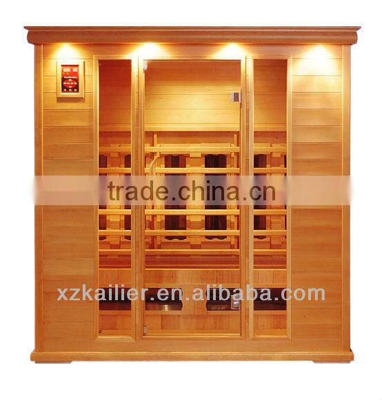 KLE-B4 Four person infrared sauna CE/ETL/ROHS approved