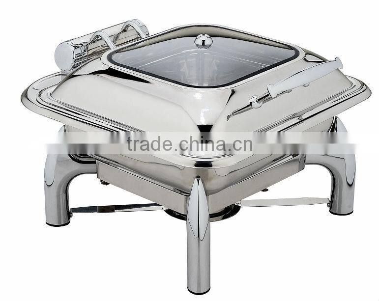 Deluxe hydralic chafing dish with show window