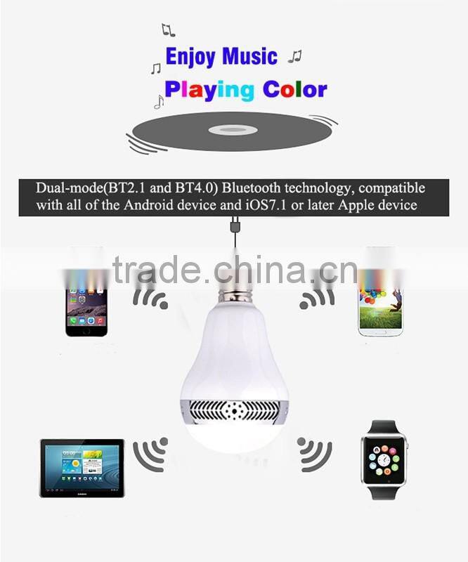 Speaker Music Player Bluetooth Sound Light Bulb