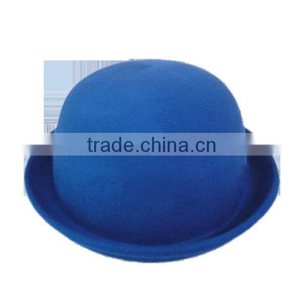 Fall or winter Wool Felt Bowler Hat On Sale