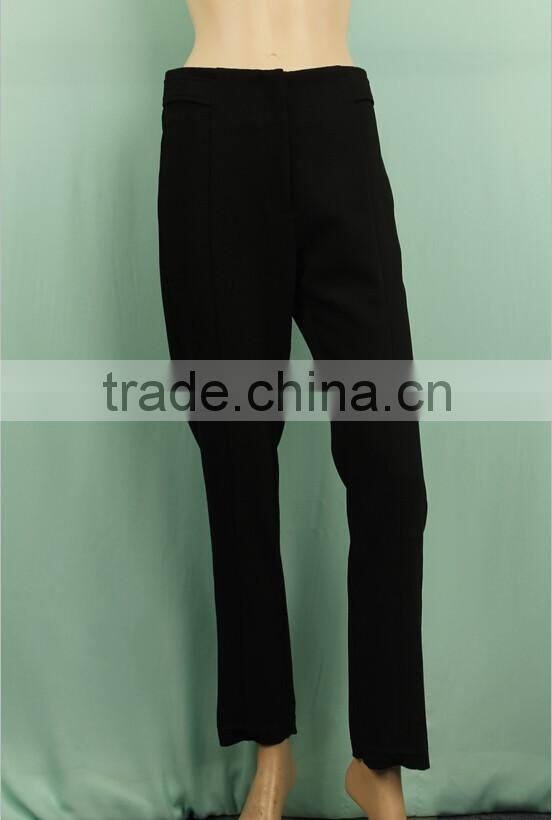 Wholesale clothing women's black balloon new design formal pants designs