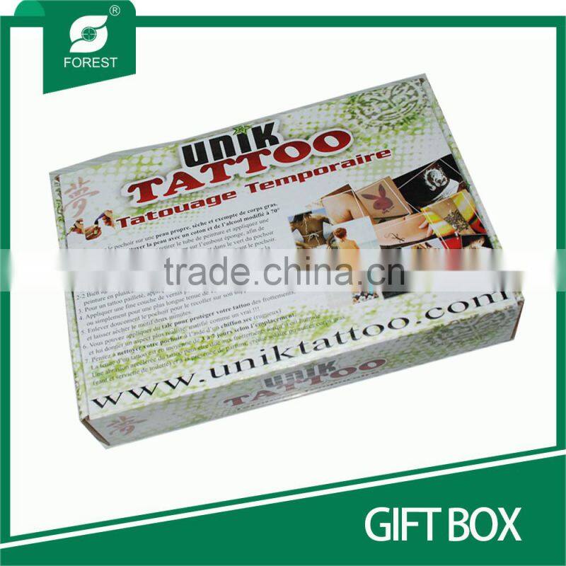PAPER MATERIAL AND RECYCLABLE PAPER GIFT BOX WITH CUSTOM PRINTING