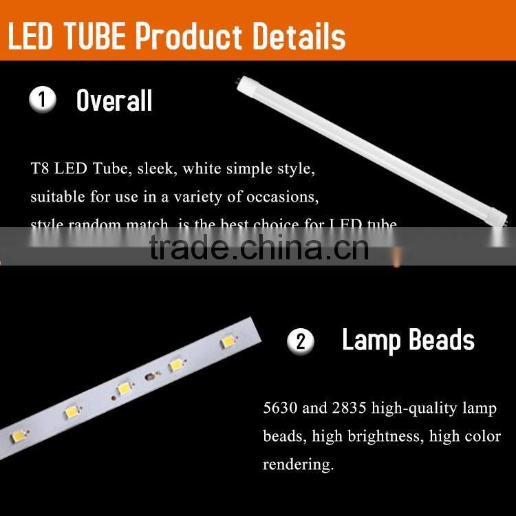 High brightness LED chip 18W SMD2835 emergency led tube light