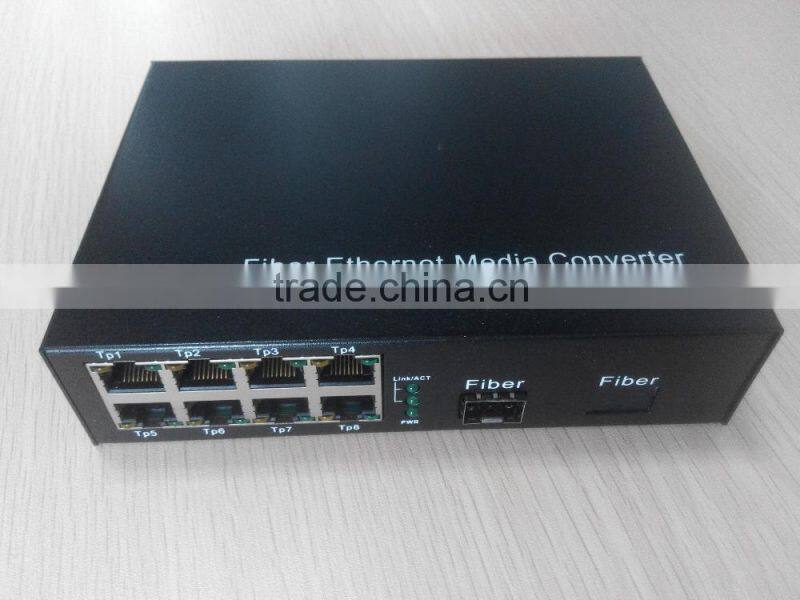10/100Mbps 1SFP 8RJ45 Port SFP Fiber Switch