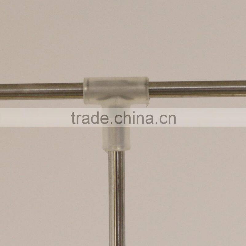 Adjustable metal advertising display standing