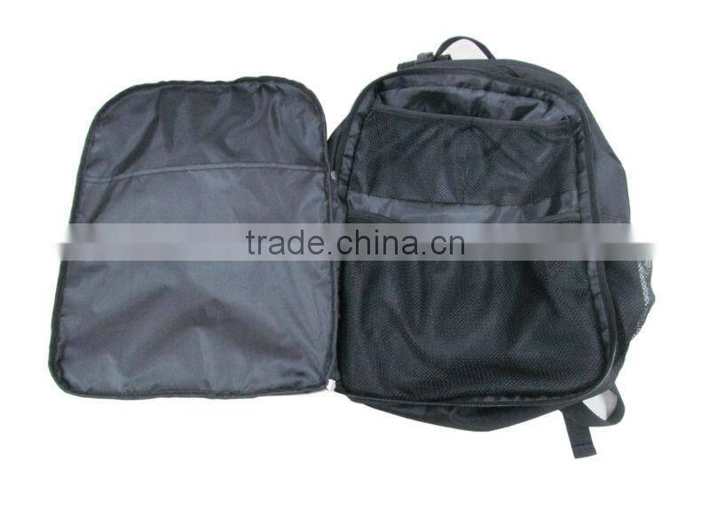 Fashion sport multifunctional backpack canvas black backpack