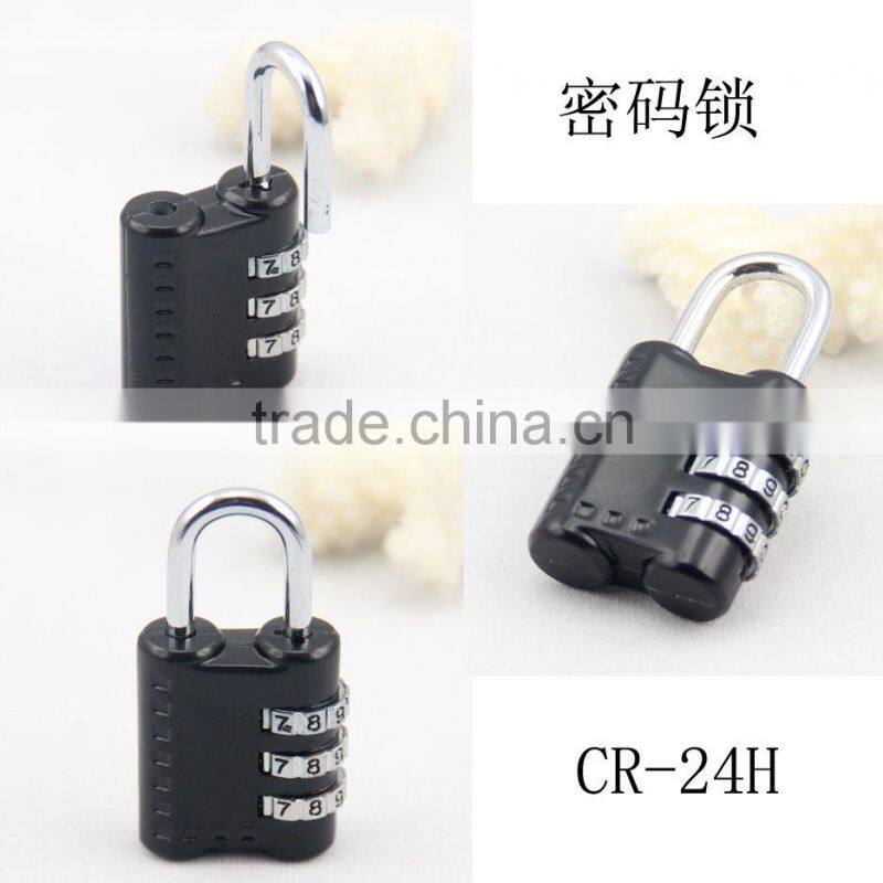 Factory wholesale price luggage lock various color lock reset combination lock