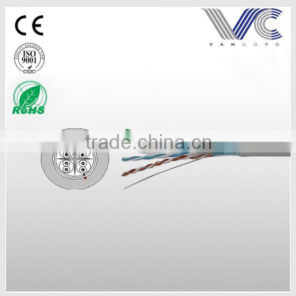 Frankever best price 4 pairs grey FTP cat6 lan cable