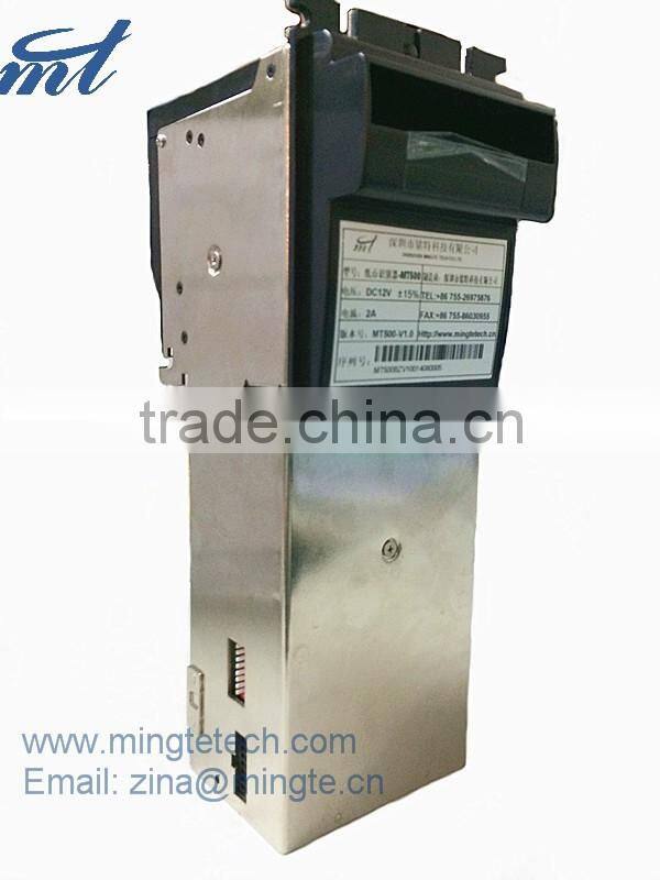 CCNET or MDB protocol bill payment machine Bill Acceptor Validator MT500 application in self-service Vending machines