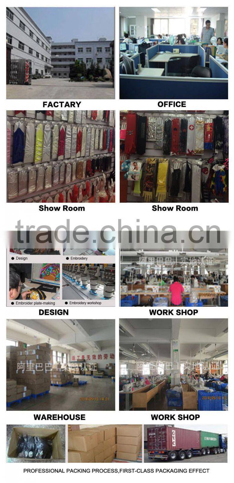 white nylon glove 008