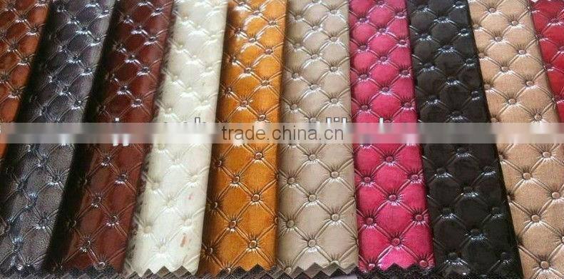 shinning synthetic pvc fancy leather for decoration