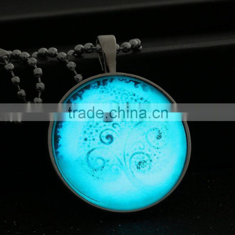 life tree glow necklace glowing in the dark jewelry DIY jewelry