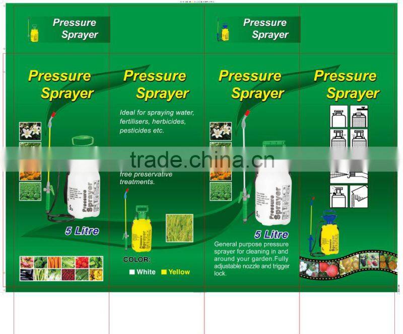 white new plastic 5 L sprayer,pressure 5L Sprayer,hand 5Liter lawn sprayer,for garden 5 Liter sprayer,home 5L sprayer