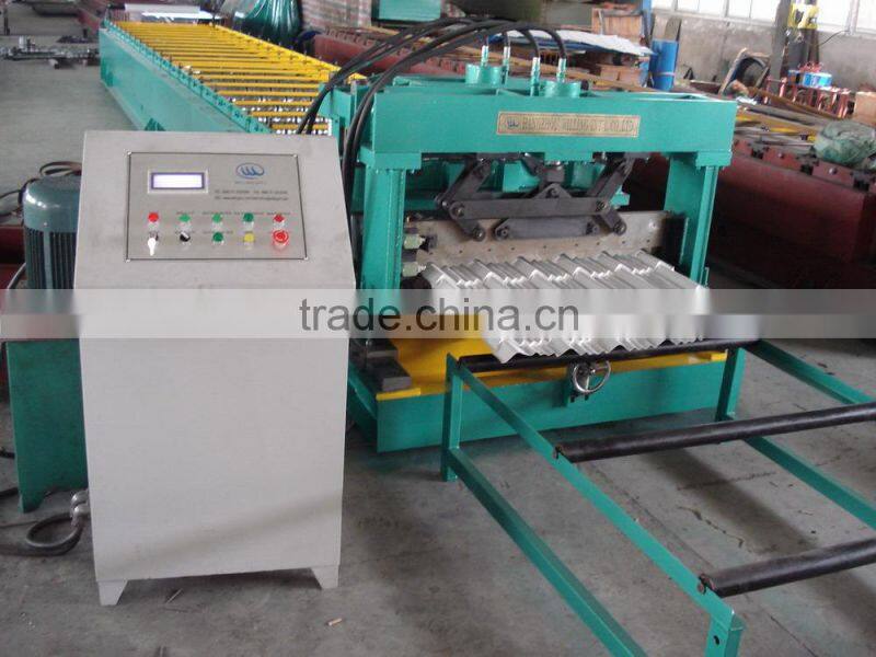 steel tile roof roll forming machine special shape desgin avalible