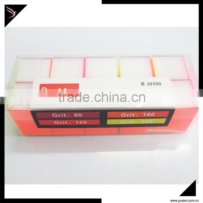 Nail buffer of 4-way block disposable nail buffers