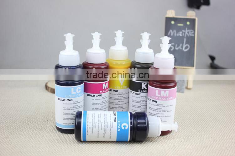 High quality dye sublimation ink, printing on polyster