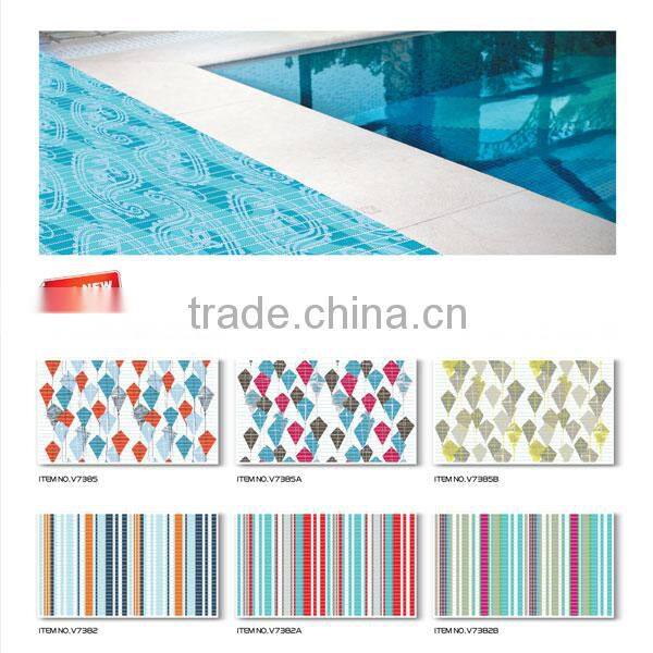 PVC Printed Bathroom shower rugs Non-Slip bath mat