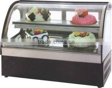 Portable galss pastry cooler table top pastry display cooler