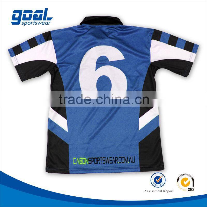 New style wholesale kids quick dry rugby jersey