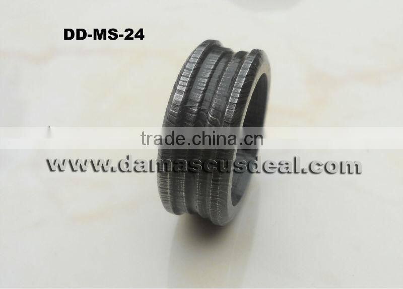 Damascus Steel Ring 22mm