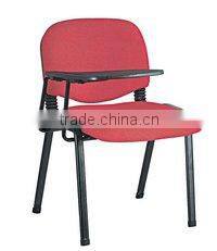 Aluminum frame red fabric writing board school chair HE-164