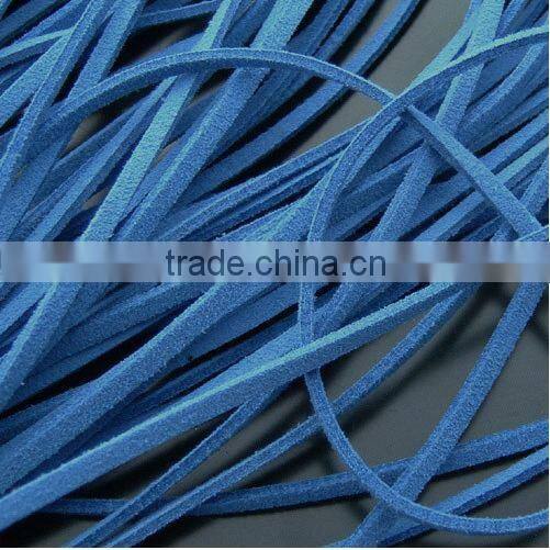 Suedette cord Jewelry making supplies-light blue color faux suede cord reel wheel for jewelry DIY making and craft supplies