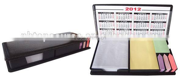 Memo pad with calender sticker