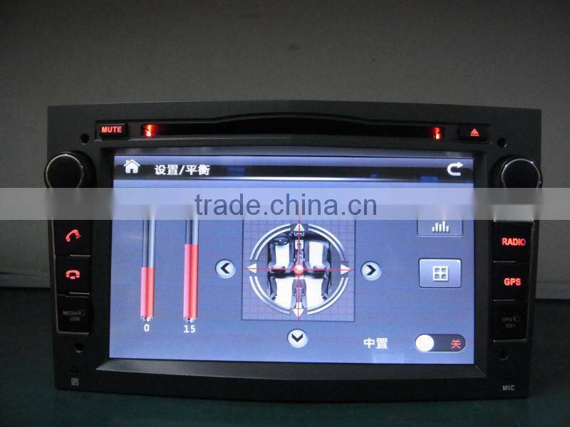 7inch double din auto multimedia for Opel with GPS/BT/FM/AM/RDS/TV/VMCD/3G/GAMES/etc