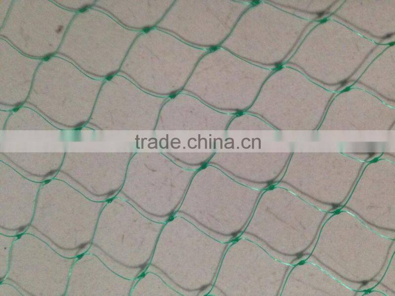 Extruded agricultural anti bird net