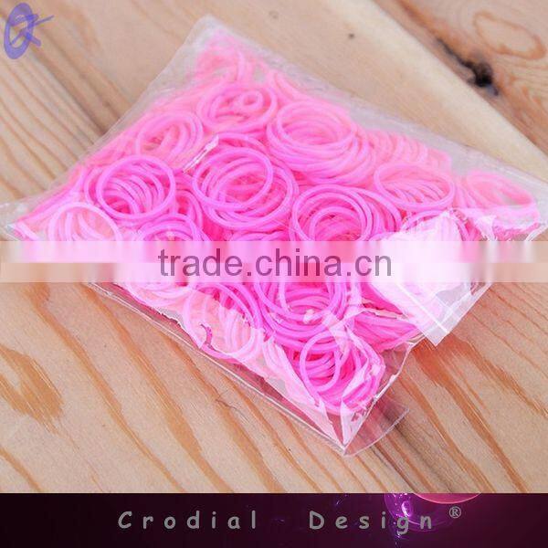 Cheap Wholesale Color Silica Gel Rubber Band Jewelry Accessories For Kids DIY Bracelets