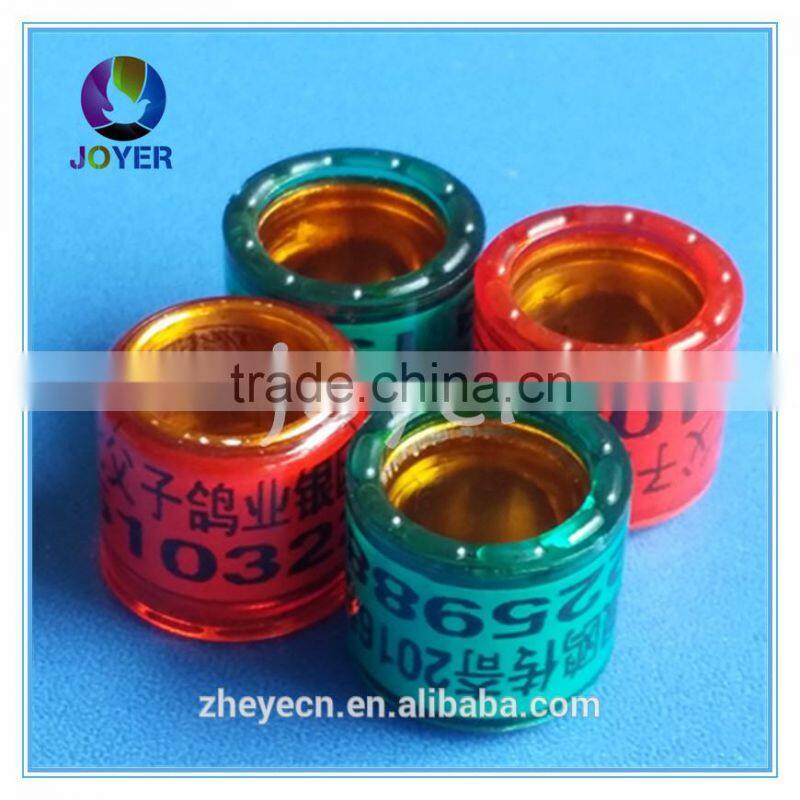 factory direct good quality and cheap price racing pigeon ring foot tag pet ring leg tag