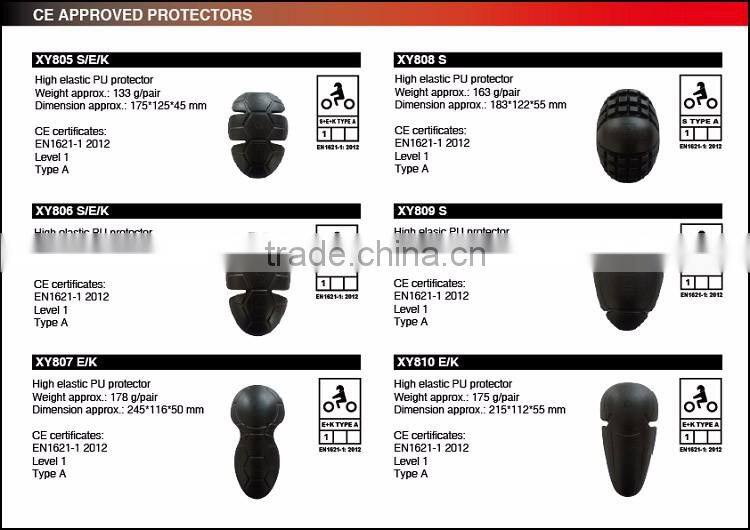 CE approved insert elbow under body armour for motorcycle jacket