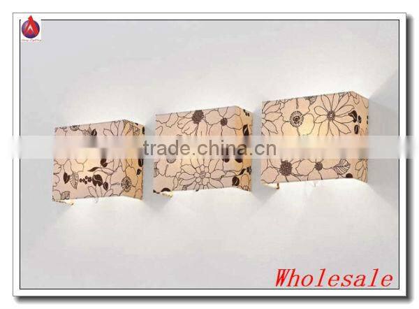 fabric colorful wall light with folded shade decoration MB907