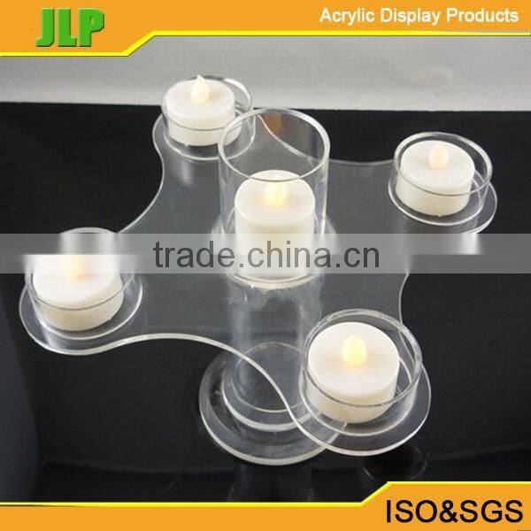 JLP acrylic candle holder 5 arms crystal candelabra