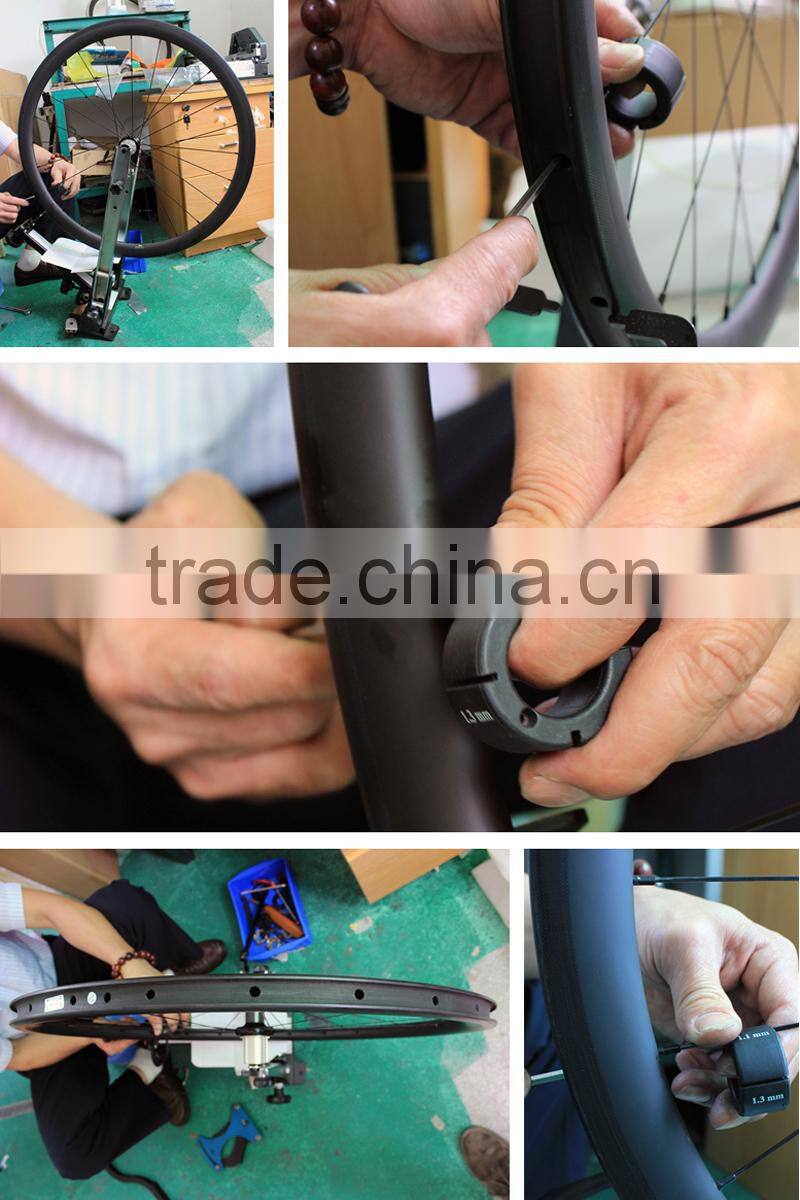 New Carbon Road Wheelset 50mm Tubular/Clincher Road Bike Carbon Tubular Wheels/Rims, UD Matt/Glossy