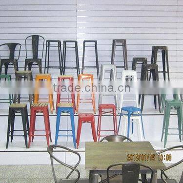 Metal industrial armrest Chair