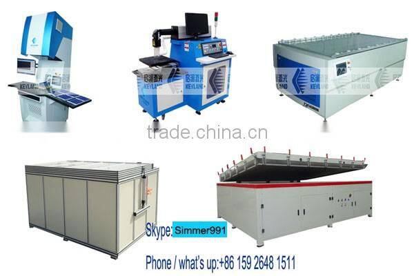 Full-Automatic Solar Energy Solar Laminator With PLC Touch Screen Oil Heating System