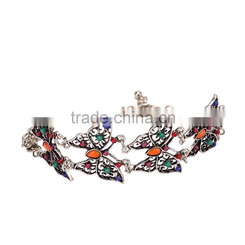 Free sample 2016 new design gold tone hamsa bracelet