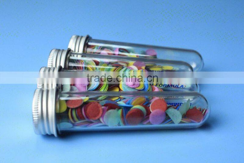 Plastic test tube packaging