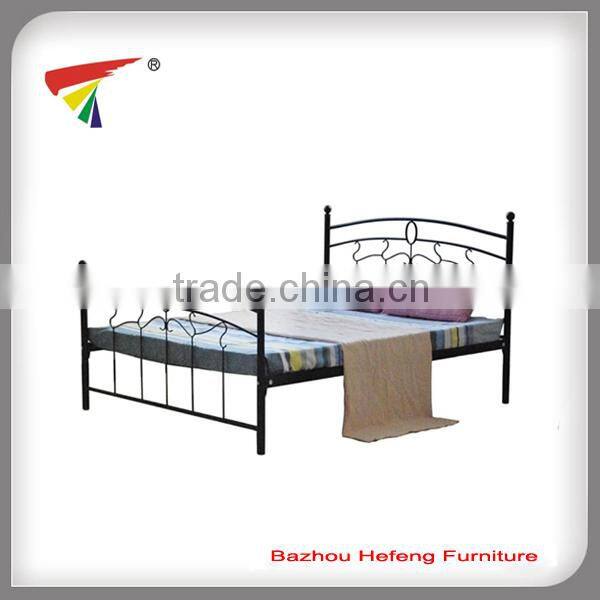 European style metal double bed frame