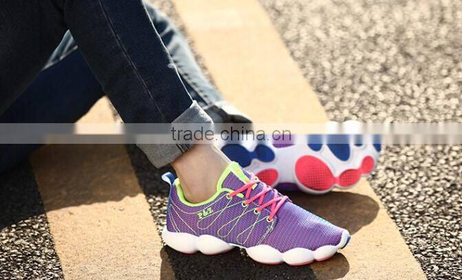 2016 fashion breathable running shoes lace-up sport shoes casual shoes