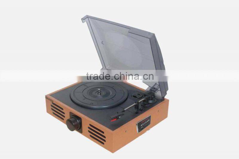 Vintage Turntable CD Player with USB/SD slot
