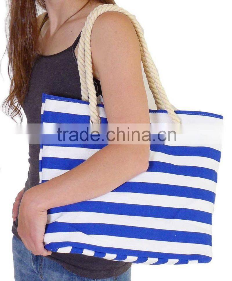 Factory Wholesale Cotton Canvas Beach / Tote Bag