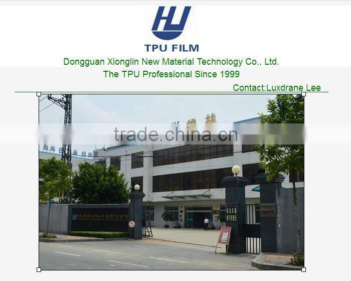 TPU material breathable and waterproof film and environmental plastic film for laminating with fabric for hand glove