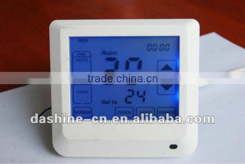 Touch screen thermostat plastic cases with large LCD display, plastic touch screen cases