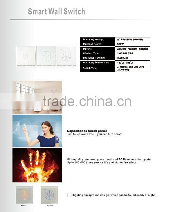 2015 Wholesale Sell wifi phone remote control wall switch