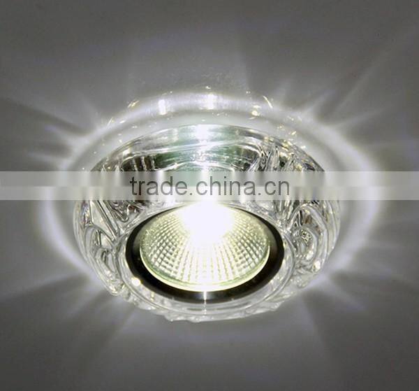 high quality indoor led crystal shade downlight led modern fashion lamps ceiling light european type MR16 GU10 GU5.3