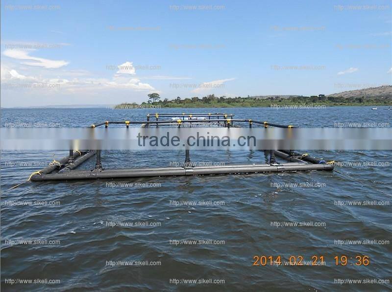 HDPE tilapia cage culture fish flottant